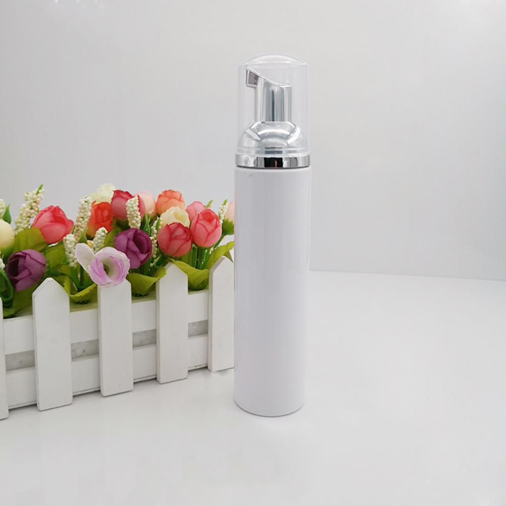 10 Stück Plastikschaumflasche mit silberfarbener Pumpe Leere Reiseschaumspender für Seife Shampoo 30/50/70/80/100ml