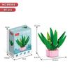 Succulent Bonsai Building Block Flowers - Compatible with Lego, Small Particle Assembly Toys for Girls