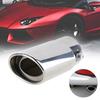 Car Decoration Single/Double Outlet Tail Pipe Car Styling Universal Car Exhaust Trim Muffler Pipe Tail Stainless Steel Curved