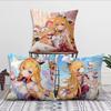 Game Comfortable Soft Pillow Case for Sofa Fanart Escoffier Genshin Living Room Home Office Decor Protective Covers
