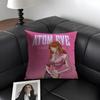 I-Invincible Funnyy Cartoon Cushion Cover Natural Linen Organic Fabric Double-Sided Printing Sofa Home Decor Gift Pillow Case