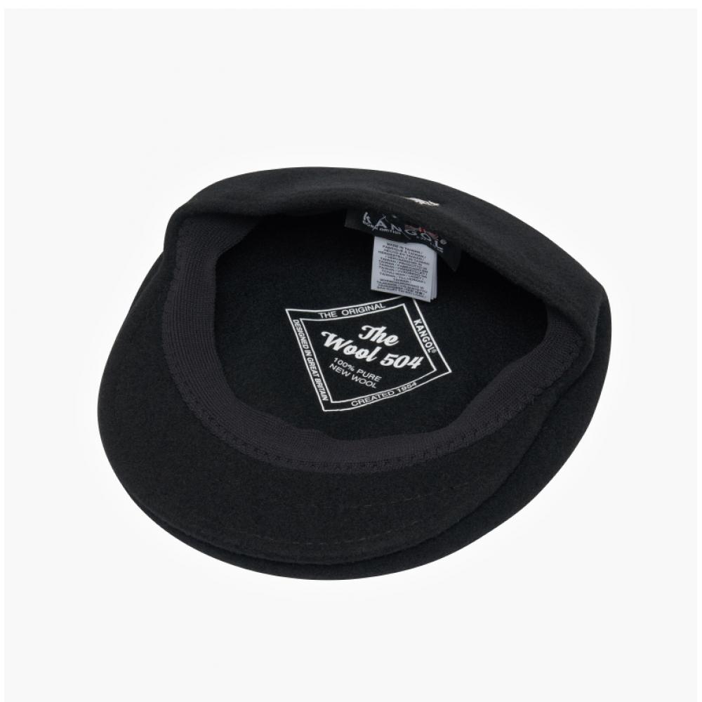 Kangol Wool 504 Hunting Cap Black 0258bc