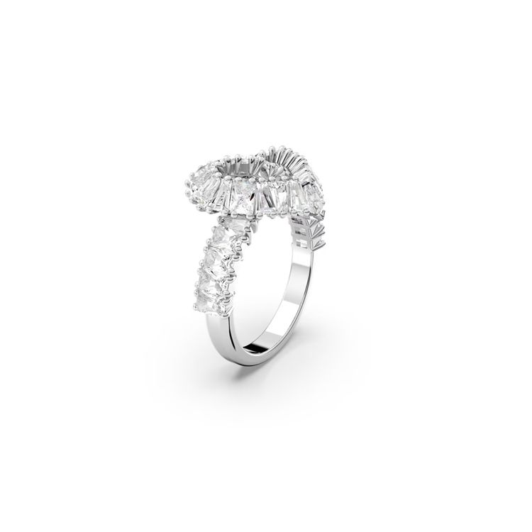 Swarovski Matrix Tennis Cubic Zirconia Ring Women rings 5648291
