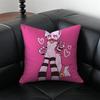 Boykisser Cute Cartoon Beautiful Cat Boykisser Cushion Cover Pillow Case Antidustmite Invisible zipper silky plush cushion