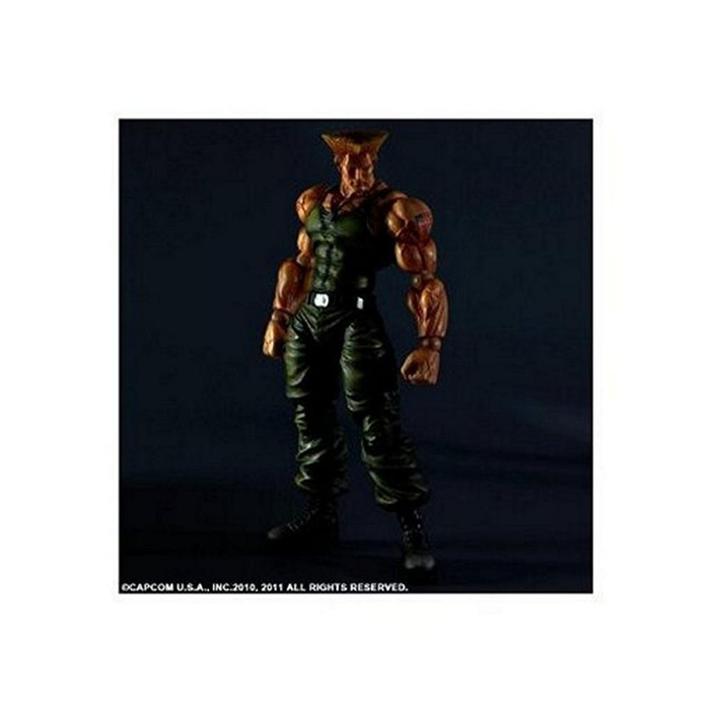SUPER STREET FIGHTER IV ARCADE EDITION PLAY ARTS Kai Guile Painted Action (PVC Figure)