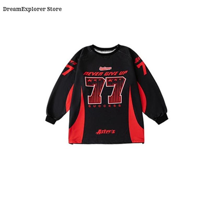 Sweatshirt Hip Hop Garçon Gilet Brillant Pantalon Cargo Danse de Rue Ensemble Vêtements K-pop Fille Costumes Jazz Rouges Enfants Streetwear Enfant 120 black