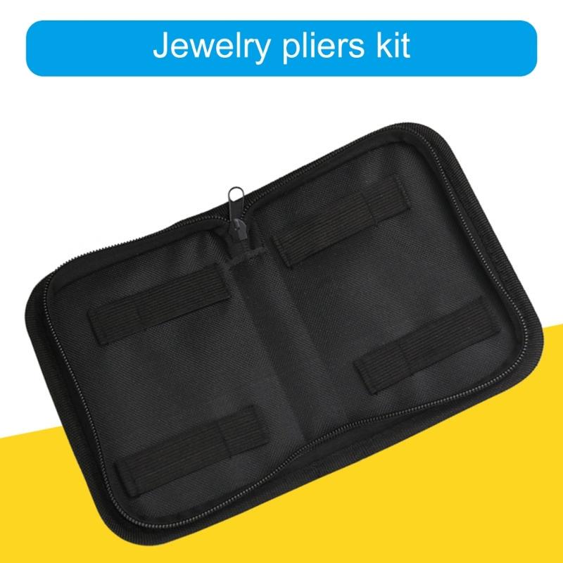 Professional Jewelry Designers Pouch Board Supported Tool Bag for Beading and Crafting Enthusiasts