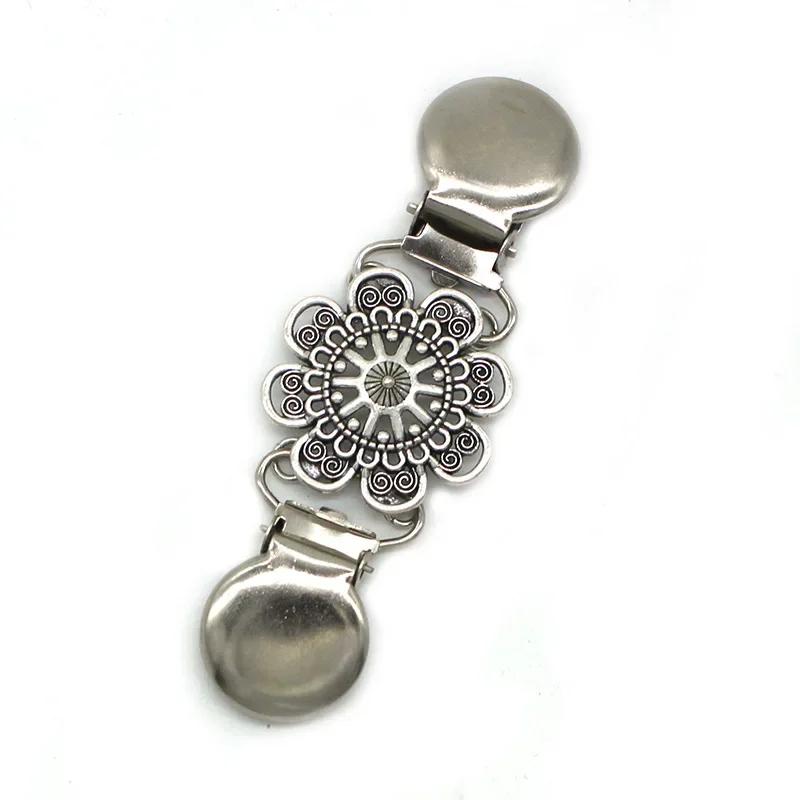 Popular Brooch Clip, Fashionable Vintage Cardigan Sweater Clip, Women's Scarf Buckle, Anti Glare Accessories