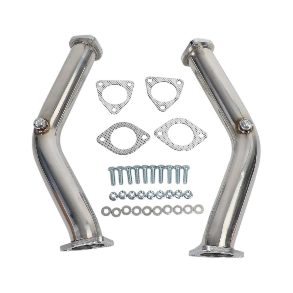 2 Test Pipes Decat Non Reson Straight Exhaust For Nissan 350Z Infiniti G35 FX35