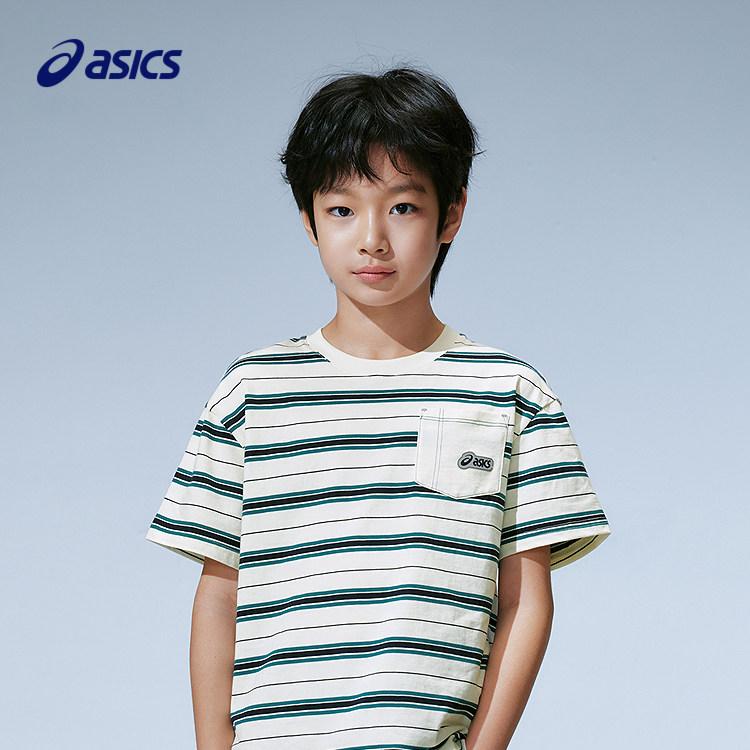 ASICS Grade School T-Shirts Crew Neck Thin Non-Stretch