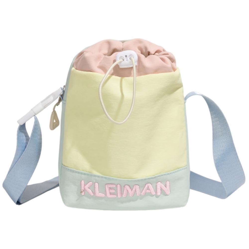 Hands-Free Water Bottle Bag Waterproof Mobile Phone Pouch Simple Nylon Shoulder Bag Walking жёлтый