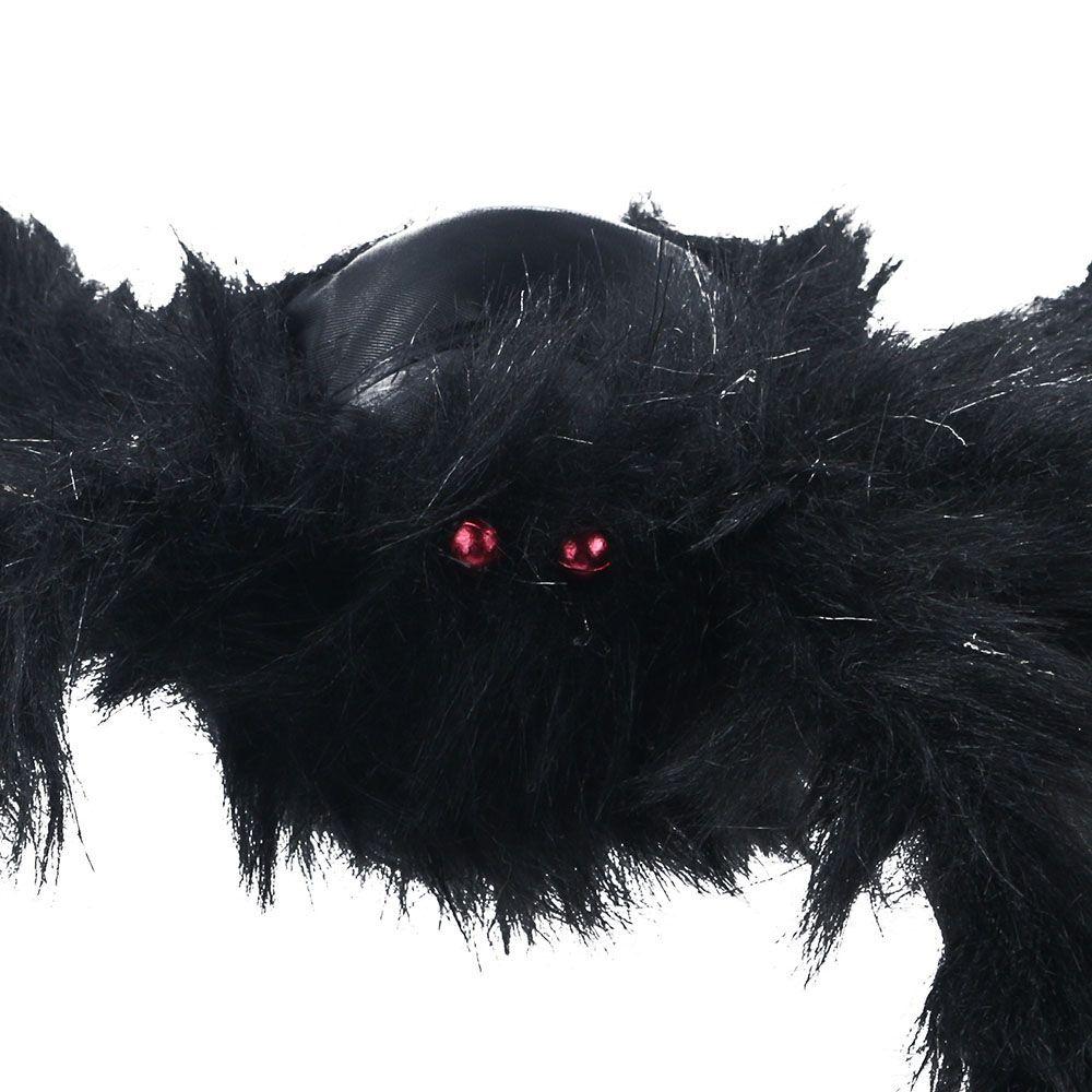 Style Prank Props Party Supplies Bar Ornament Haunted House Halloween Decoration Black Plush Spider