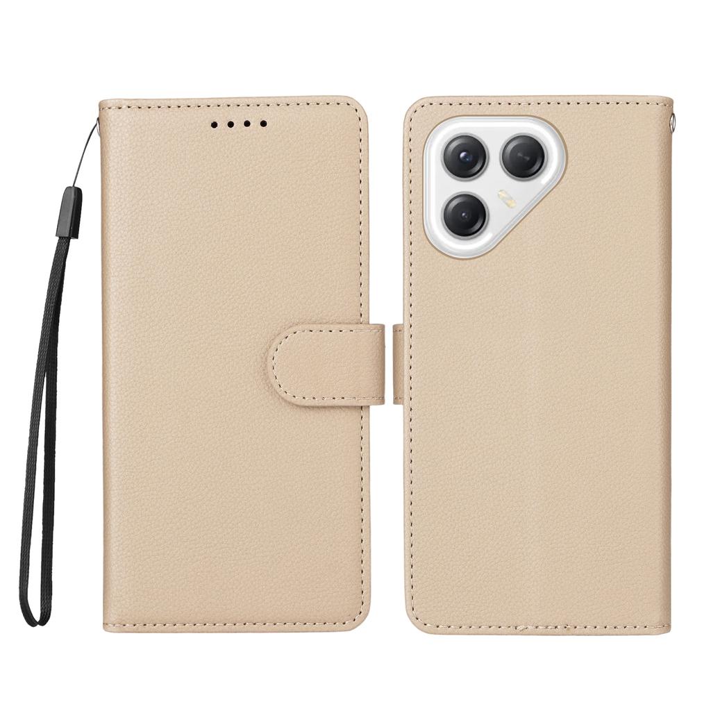 For TECNO Pova 7 Ultra 5G Case RFID Blocking 3 Card Slots PU Leather Phone Cover with Wrist Strap