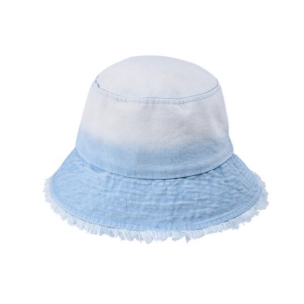 Casual Cotton Bucket Hat Lightweight Sun Protection For Travel And Beach