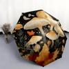 Dreamy Garden Castle Pattern, Automatic Folding Umbrella, Portable and Foldable Design, 8 Ribs, a Christmas or Birthday Gift.