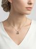 Personalized Custom Photo Necklace Cubic Zirconia Heart Pendant Family Pet Picture Necklace Jewelry for Women Memorial Gift