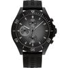 Men's Chronograph Diver Watch Grey Dial Silicone Strap 1791921