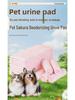 Kirschblüten-Einweg-Haustier-Urinmatte - Saugfähige, Dicke, Geruchshemmende Matte für Katzen und Hunde