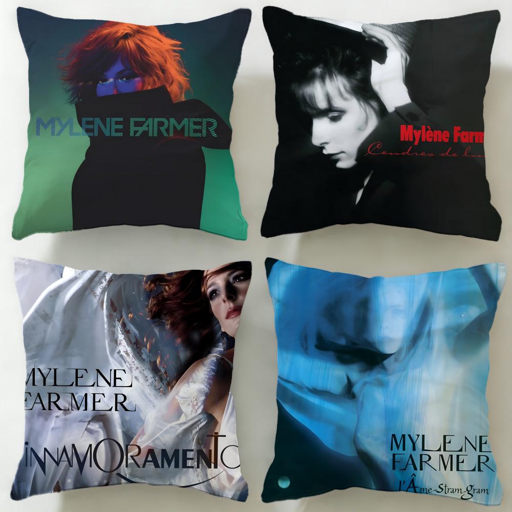 Stylish Mmylene Farmerable Cushion Cover Soft EasyWash Pillow Case Versatile for Couch Bed Travel and Office