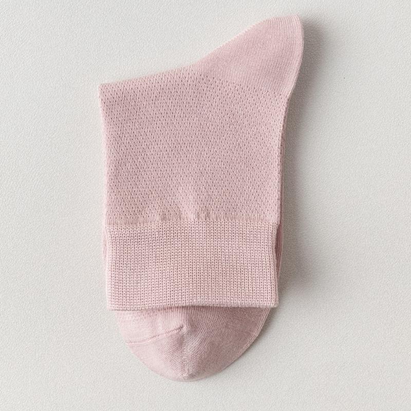 Womens Solid Color Sport Casual Sock Autumn Spring Breathable Soft Short Performances Cotton Crew Daily Stocking