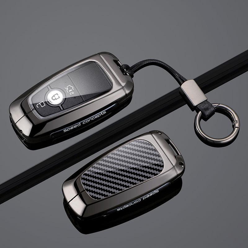 Ford Key Case for Mondeo, Explorer, Equator, Focus, Edge, Taurus, and EVOS - Car Key Holder.