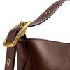 Coach Bleecker 21 Logo-geprägtes Leder-Eimerbeutel Damen-Taschen Ahorn-Braun CCX07-B4MPL