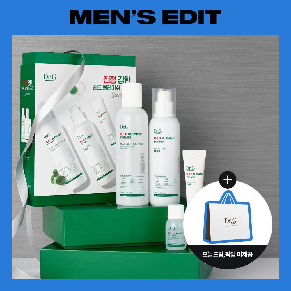 Dr.g [new] Dr.g Red Blemish For Men TOner CalmIng All In One 2 Plans  + 2 mIniatures