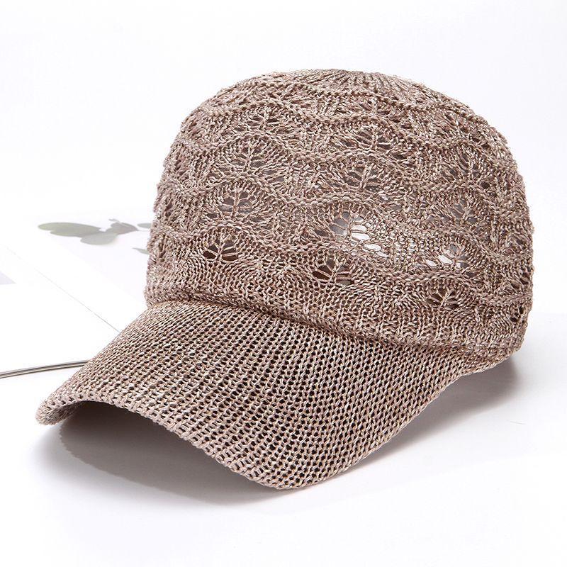 Hat Women's Summer Mesh Breathable Baseball Cap Casual Fashion Cap Outdoor Hollow Sunshade Sun Hat