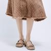 Charles & Keith Leather Knot Decoration Chunky Heel Mary Jane Shoes 1.9cm Women shoes Nude SL1-70920010_NUDE