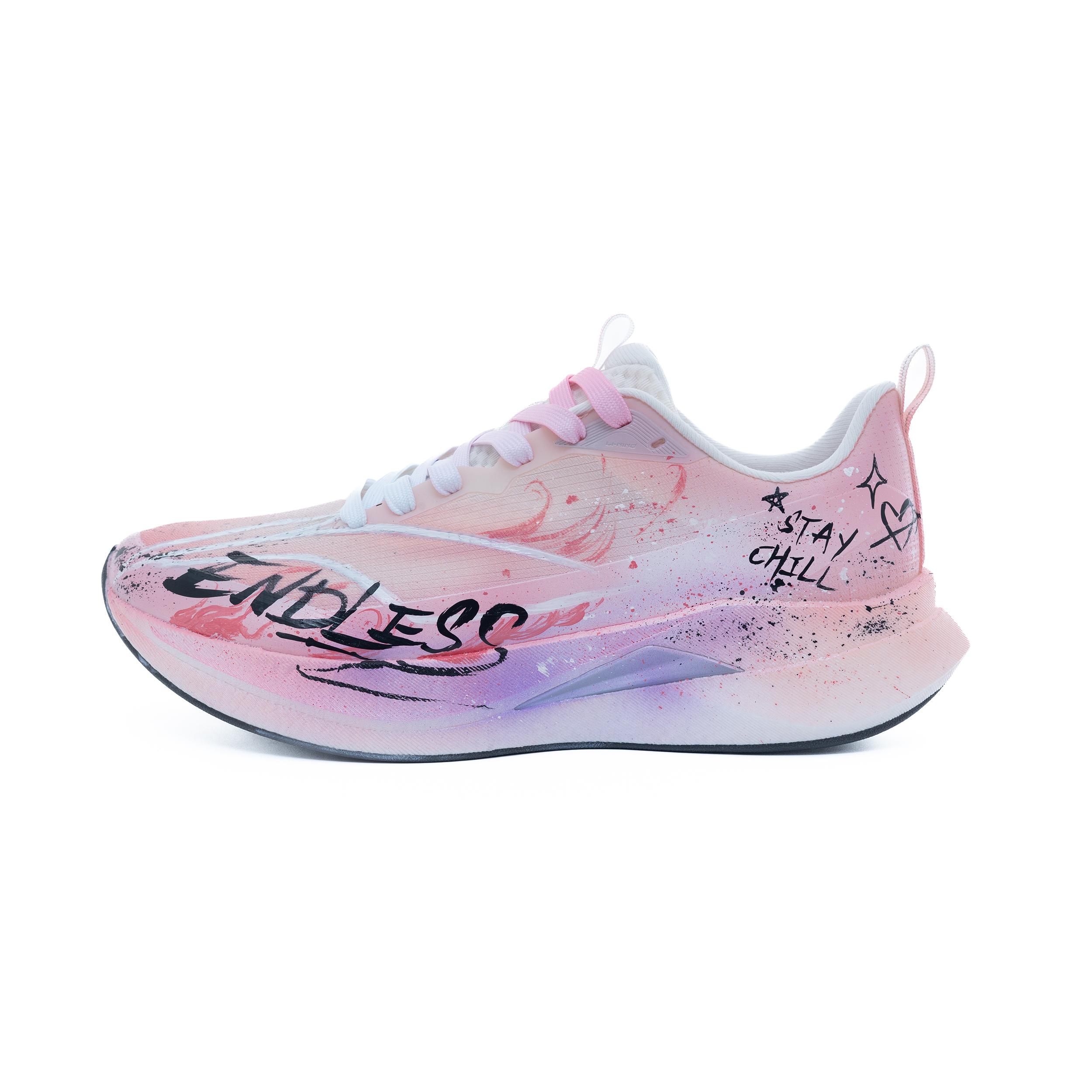 Li Ning Red Hare 9 PRO Ткань Устойчивая к истиранию, Дышащая, Нескользящая Низкие кроссовки Повседневные Тренировки Марафон ARPW001-27(Команда240-) 39