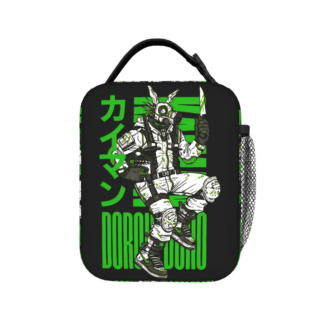 Dorohedoro Insulated Lunch Bags Cooler Bag Reusable,Lunch Container Leakproof Tote Lunch Box Food Bag Office Picnic