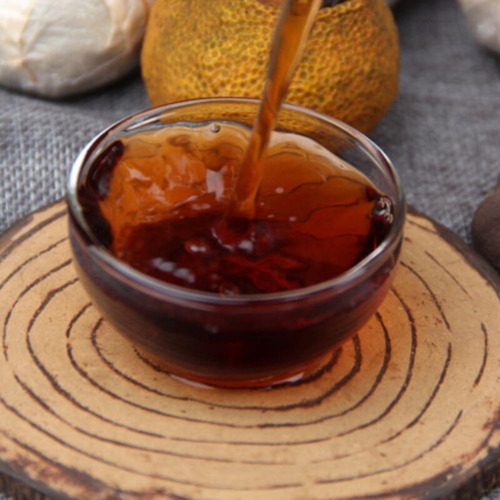 Tight Menghai Tangerine Peel Pu'er Tea 500g Herbal Detox Energy Black Tea