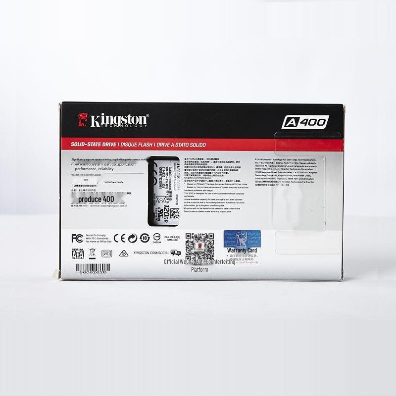 Kingston A400 SSD: 120GB, 240GB, 480GB, 960GB SATA III for PCs and Laptops.