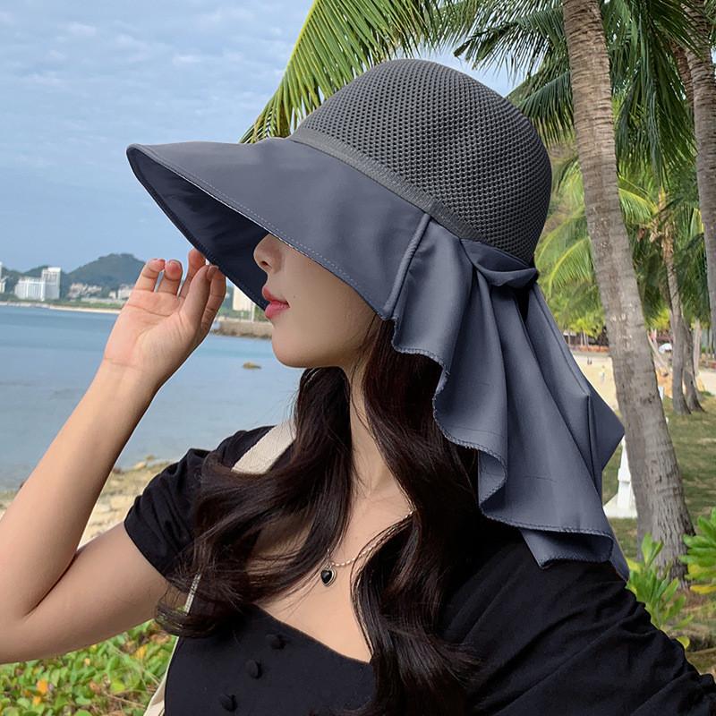 Fashion Sun Shield Hat For Women With Wide Brim And Sunblock Function For Outdoor Activities