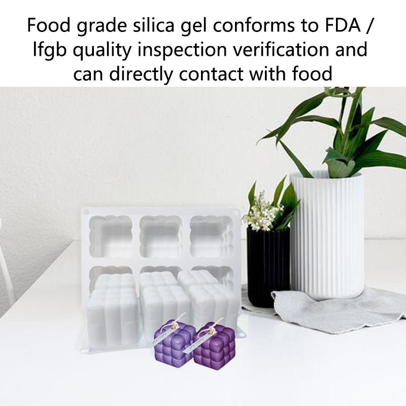 3d Irregular Silicone Candle Mould Aromatherapy Candle Mould Diy Handmade Candle Material Resin Mold Candle Making Supplies