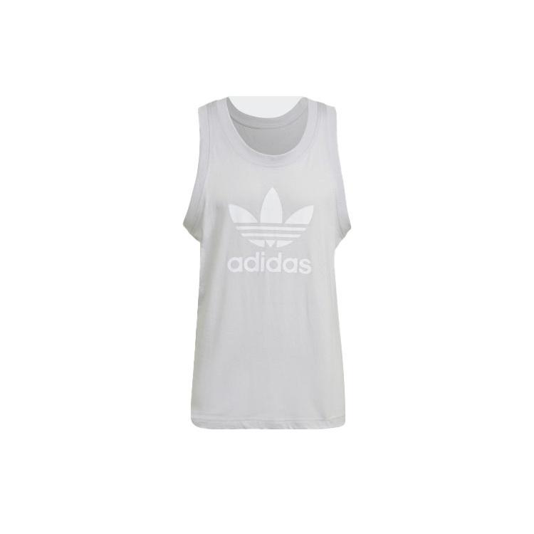 adidas originals Men s Trefoil Tank ports Vest Gray GN3488 XL