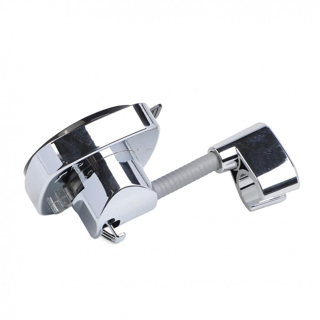 Shower Bracket with Suction Cup 360 Degree Rotation and Hook for Bathroom
