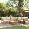 VidaXL Garden Lounge Set with Cushions 6 Pcs Solid Acacia Wood 3214920