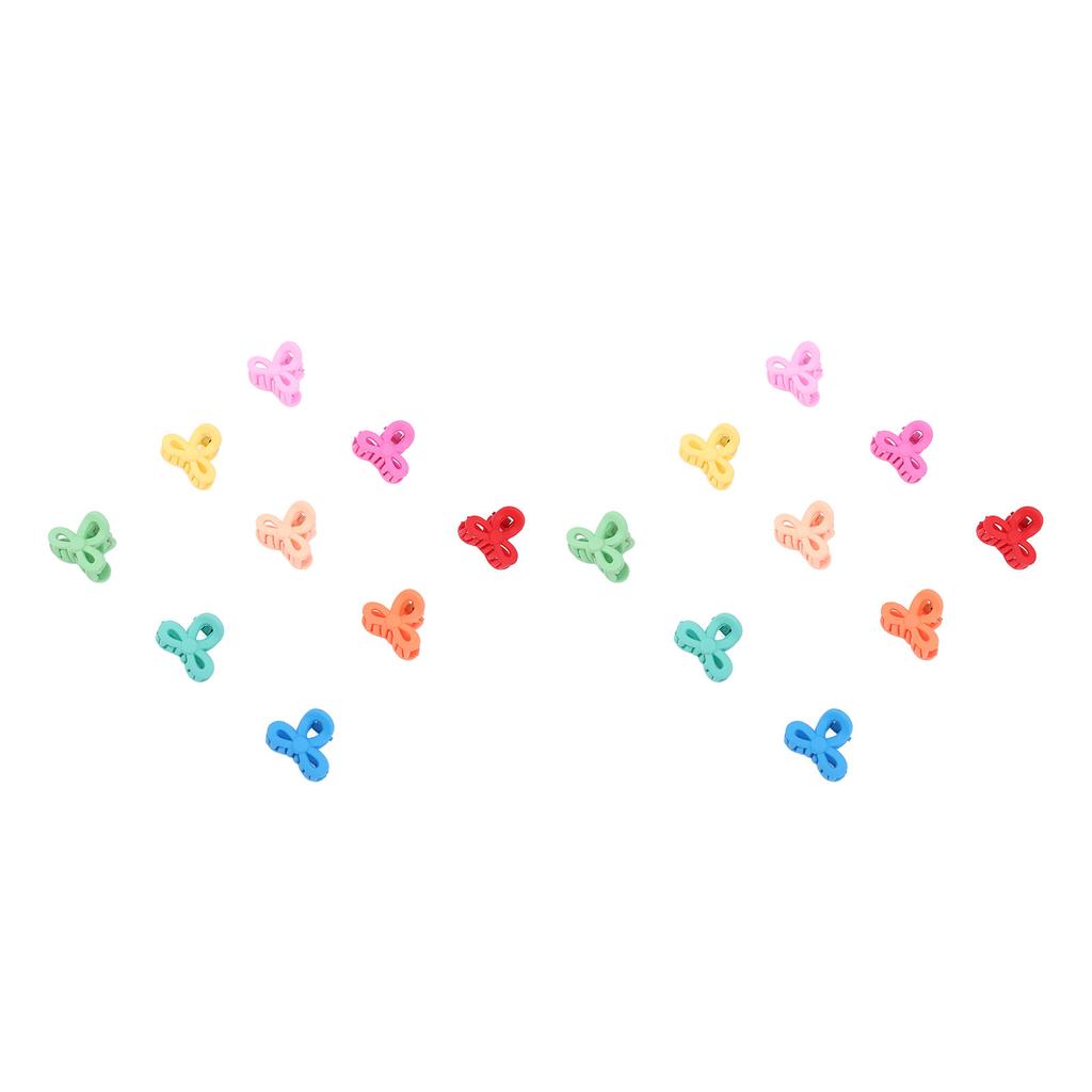 100pcs Mini Flower Hair Clip Cute Strong Grip Hair Accessories Small Tiny Hair Claw Clip for Daily