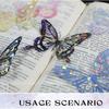 20 Pieces of Vintage Hollowed Out Lace Decorative Paper Shell Light and Shadow Butterfly Themed Handmade Account DIY Materials