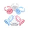 Wholesale 100Pcs Disposable Eyelash Glue Fan Cup Rings Holder Container Tattoo Pigment Eyelash Extension Tools Lash Supplies
