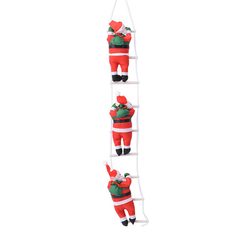 Christmas 25m Santa Ladder Furniture Doll Pendant Christmas Decoration 25CM Three Ladder