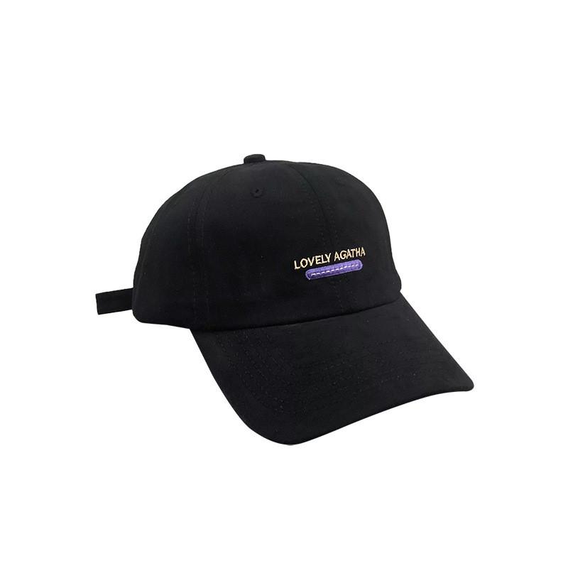 Chic Pink Baseball Cap For Women Breathable Adjustable Design Letter