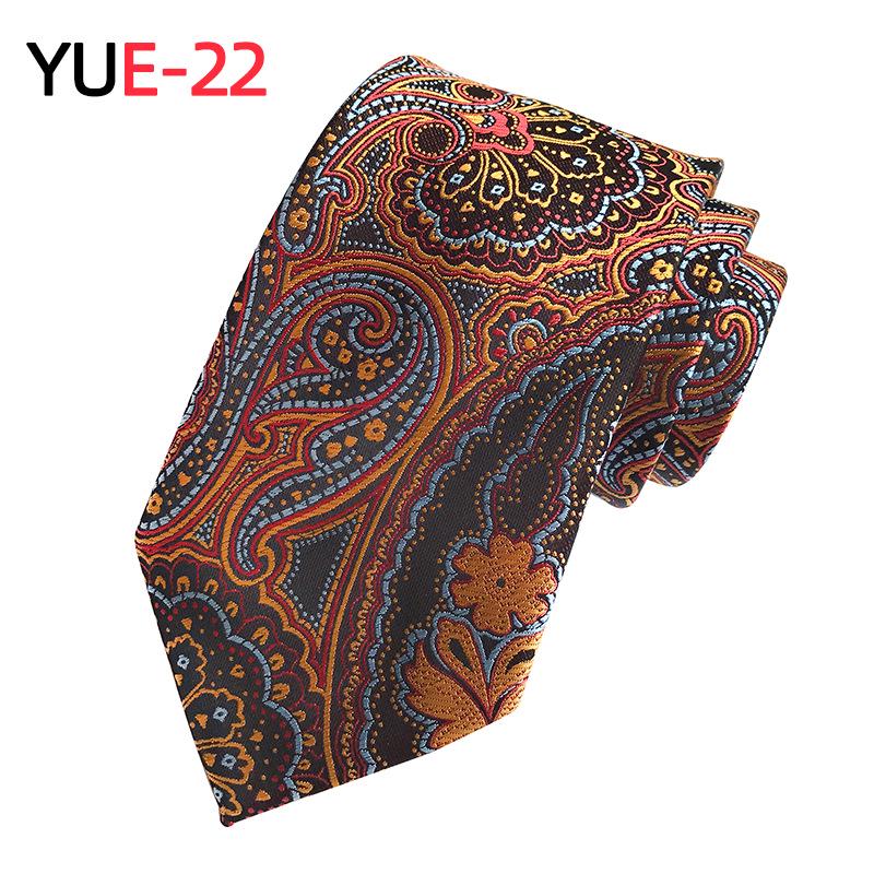 Paisley Herren Krawatte mit großem Blumenmuster aus Polyester für 2025 - Trendiges und vielseitiges Accessoire