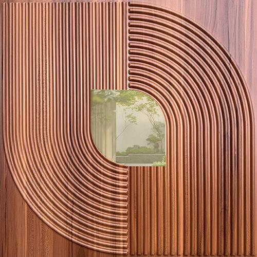 50x50cm 3D Embossed PVC Wall Panel Waterproof Thick Background Decorative Board No Adhesive