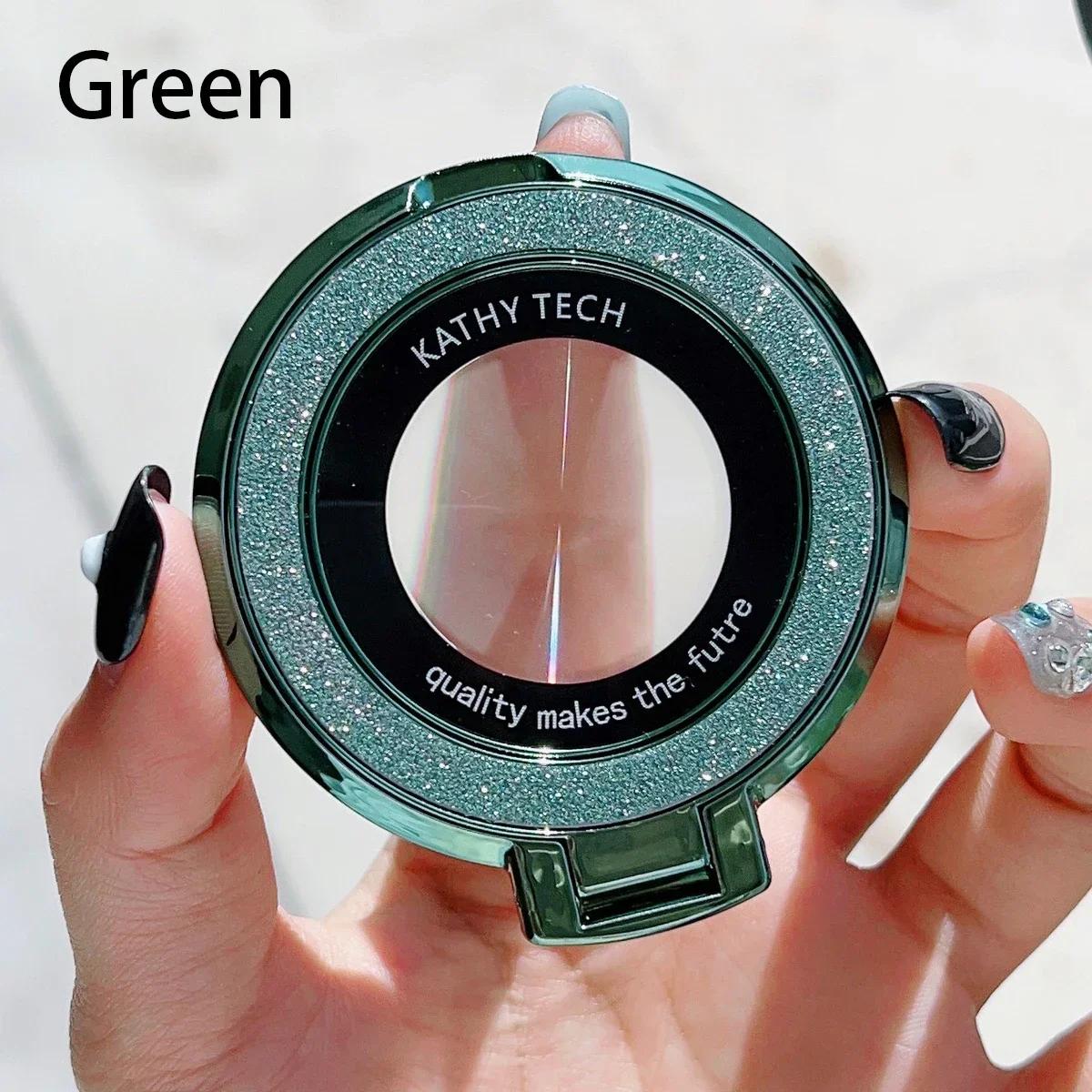 

New Korea Cell Phone Ring Holder Stand Transparent Finger Grip Kickstand Compatible for IPhone Samsung Huawei Xiaomi Phone Case