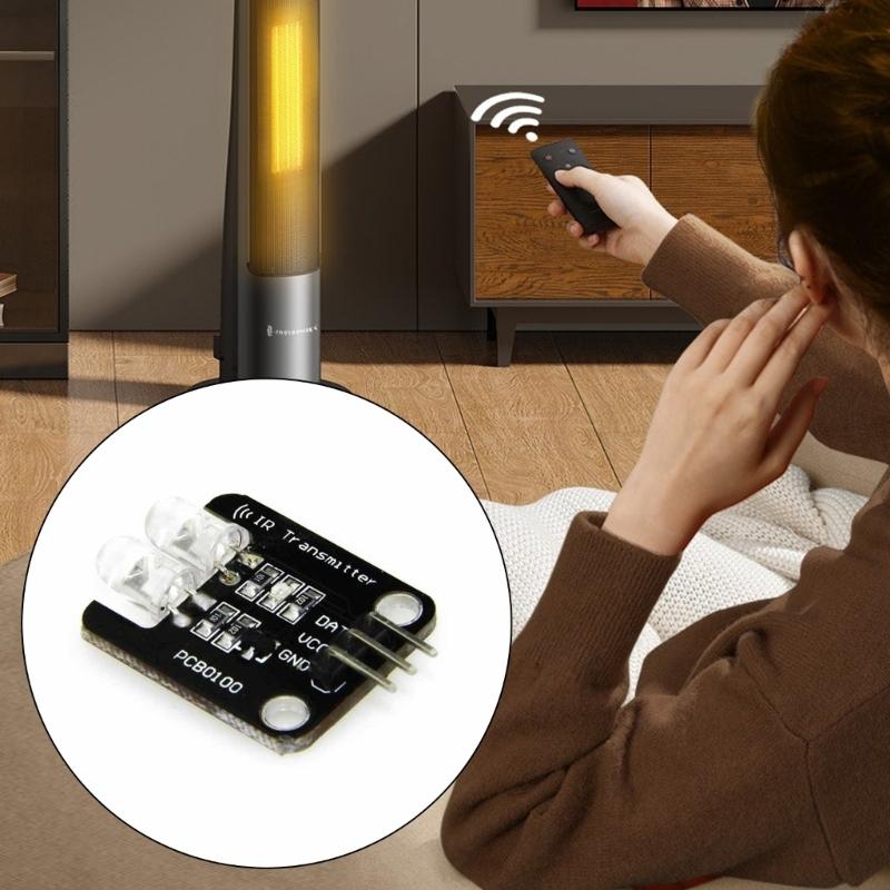 Compactly 5V 2way Infrare Communication Module for Intelligent Home and Remotes Applications MultiProtocol Support