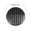 uxcell Wheel Center Cap Sticker Wheel Sticker Clear Resin Carbon Fiber Pack of 4 56.5mm