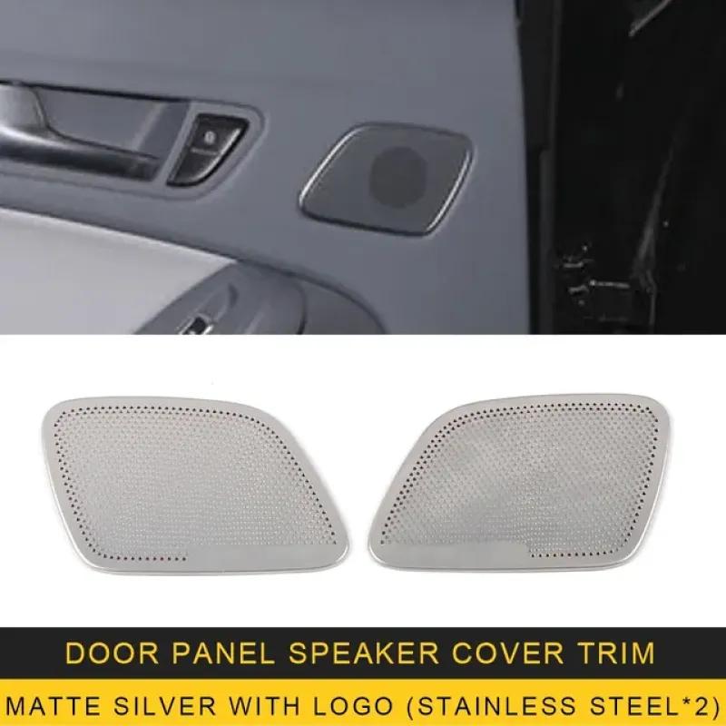 

Для A4 B8 седан 2009-2016 двери автомобиля аудио динамик крышка громкоговоритель накладка накладка рамка наклейка из нержавеющей стали аксессуары для интерьера