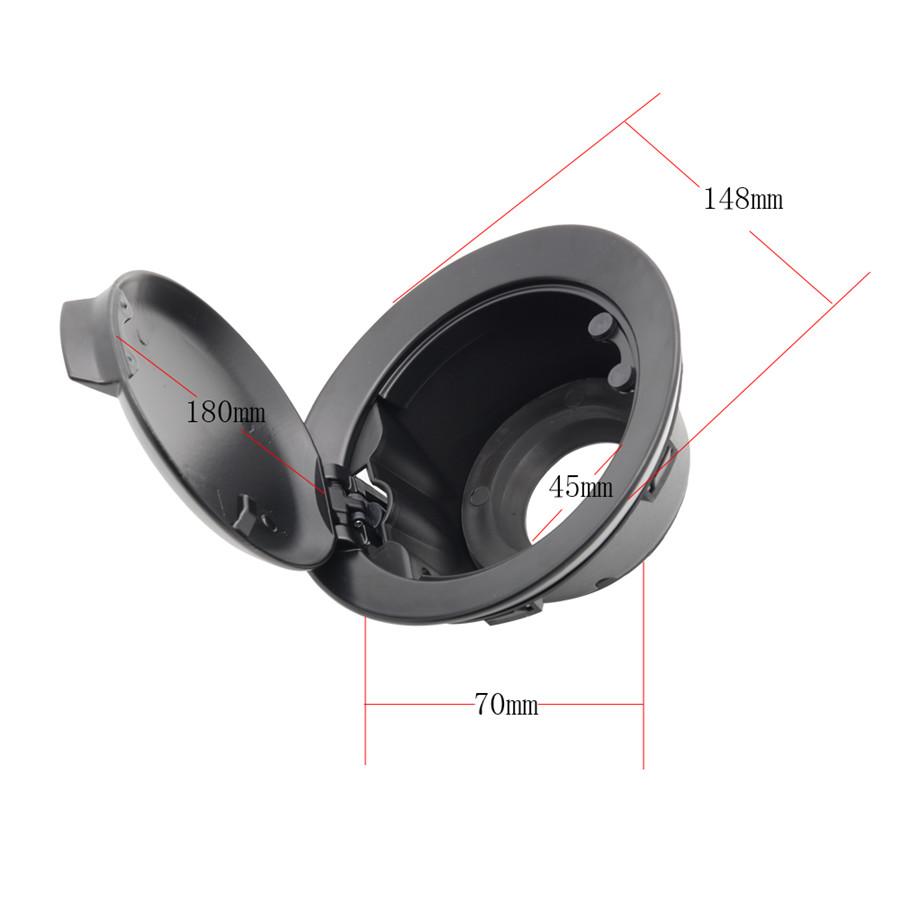 Matte Black Vapor Edition Fuel Filler Door For Dodge Challenger Parts 2008-2015